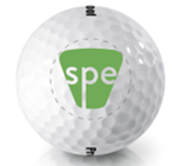 click to zoom SPE Logo Golf Balls - One Dozen - Limited Edition